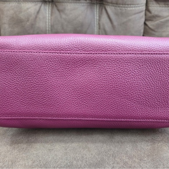 Coach Fuchsia Leather Satchel - Mini Nolita - Picture 4 of 10